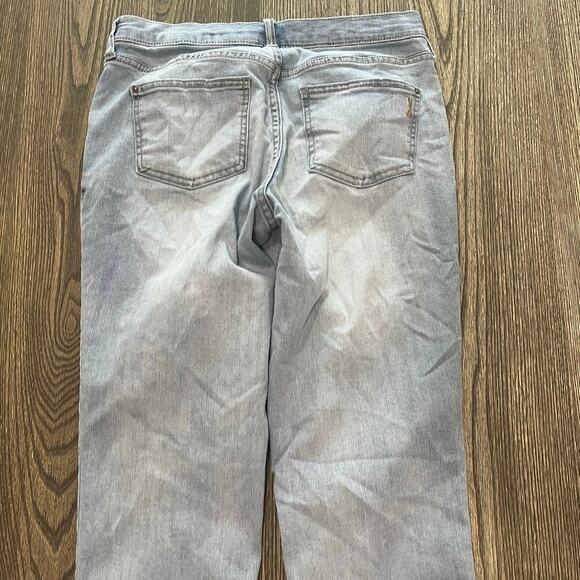 Vintage X American Weekend Crop Jeans Mid Rise Denim Light Wash Blue Size 4/27 - Picture 12 of 12